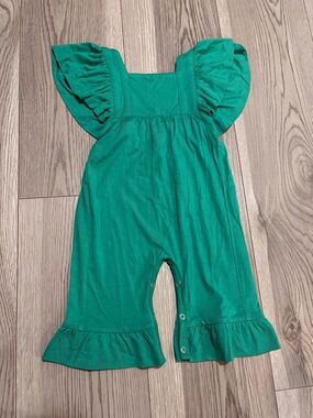 Kate Quinn Green Romper/Coverall Size 3-6 Months NWT